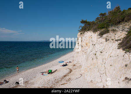 Capo Bianco beach Foto Stock