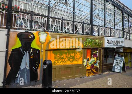 Blinder Peaky,Peaky Blinders,pub,bar,ispirato,da,BBC,TV, serie,mostra,centro,d,città,centro,d,Birmingham,West Midlands,Midlands,l'Inghilterra,UK,GB,Gran Bretagna, Foto Stock