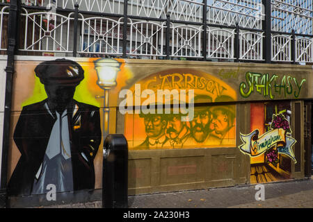 Blinder Peaky,Peaky Blinders,pub,bar,ispirato,da,BBC,TV, serie,mostra,centro,d,città,centro,d,Birmingham,West Midlands,Midlands,l'Inghilterra,UK,GB,Gran Bretagna, Foto Stock