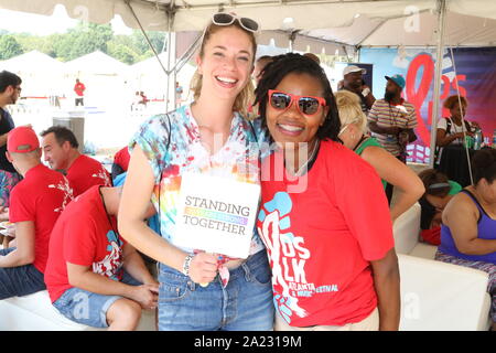 Atlanta, Georgia. 29Sep, 2019. L'atmosfera all'Aids a piedi & Music Festival presso il parco piemontese, Settembre 29, 2019 in Atlanta, Georgia. Photo credit: Walik Goshom/Mediapunch/Alamy Live News Foto Stock