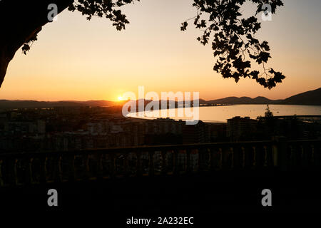 Giorno di estate in laredo cantabria Foto Stock