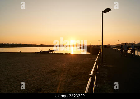 Giorno di estate in laredo cantabria Foto Stock