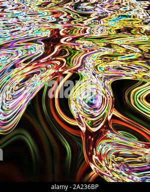 Sfocata luce colorata. Artwork per grafica creativa Foto Stock