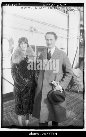 Oswald & Lady Cynthia Mosley Foto Stock