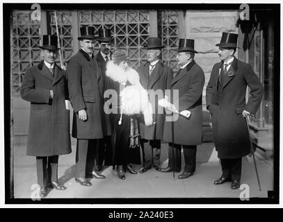 PAN AMERICAN CONGRESSO SCIENTIFICO. Delegazione della Colombia. EDUARDO RODRIQUEZ PINERES; CALIXTE TERRES UMANA; GONZALES MEJIA; MRS. HEDERICK; GEN. CARLOS MARQUES CUERVE; Diego Martinez; FRANZ HEDERICK Foto Stock