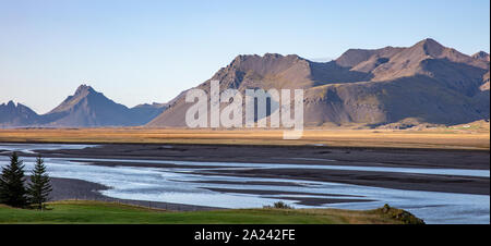 Paesaggio lungo la Ring Road in Islanda. Foto Stock