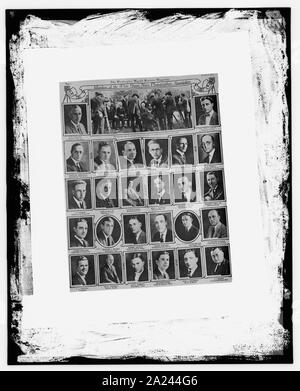 Pagina dal Washington Herald rotocalco rivista: membri della Casa Bianca Notizie Associazione Fotografi, 8 ottobre 1922 Foto Stock