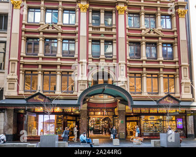 Heritage-elencati in stile vittoriano Strand Arcade a Pitt Street, Sydney CBD, Nuovo Galles del Sud, Australia Foto Stock