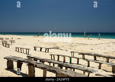 Lakshmanpur beach sunset spot a Neil isola delle Isole Andamane e Nicobare, India Foto Stock