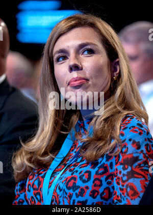 Carrie Symonds al Partito Conservatore conferenza autunnale Foto Stock
