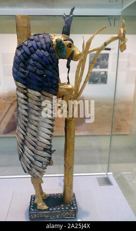 La RAM del canneto; Statuetta di una capra. Early Dynastic III periodo; 2600BC; trovati in Ur, Iraq Foto Stock