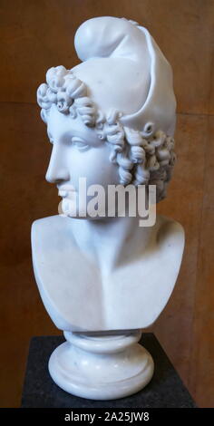 Testa di Parigi (Trojan Hero), 1810 da Antonio Canova (1757 - 1822) Foto Stock