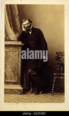 Fotografia di Giuseppe Verdi (1813 - 1901); l'opera italiana compositore Foto Stock