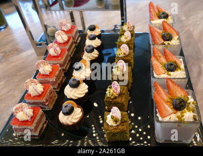 Appena fatti dolci Cinesi, ristorante di Pechino, Cina Foto Stock