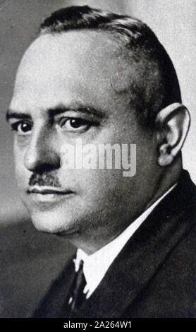 Hanns Kerrl (1887 - 1941), tedesco politico nazista. Il suo più eminente posizione, dal luglio 1935, è stata quella di Reichsminister degli affari della Chiesa. Egli è stato anche Presidente del Landtag prussiano (1932-1934) e la testa del da Zweckverband Reichsparteitag Nurnberg e in tale veste a cura di un certo numero di Norimberga annuari rally Foto Stock