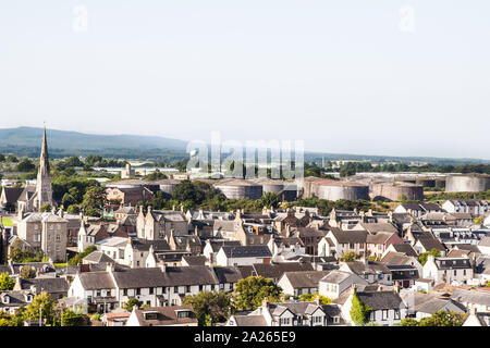 Vista su Invergordon, Scozia Foto Stock