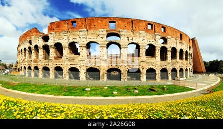 Colosseo a Roma, Italia Foto Stock