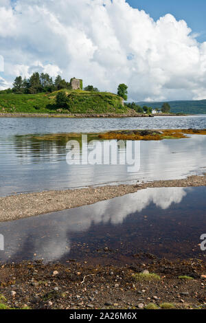 Il castello di AROS. Isle of Mull, Scozia Foto Stock