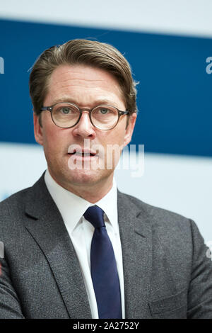 14.05.2019, Berlin, Berlin, Germania - Andreas Scheuer, ministro federale dei trasporti e infrastrutture digitali. 00R190514D022CAROEX.JPG [modello RELEA Foto Stock