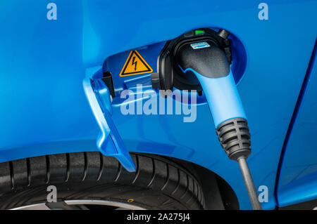 09.05.2019, Aachen, Renania settentrionale-Vestfalia, Germania - auto elettrica stazione di ricarica, e.GO Mobile offre il primo e.go la vita di auto elettriche da un Foto Stock