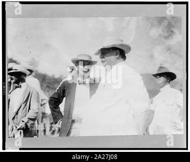 Pres. Taft e Supt. Williams in Panama Foto Stock