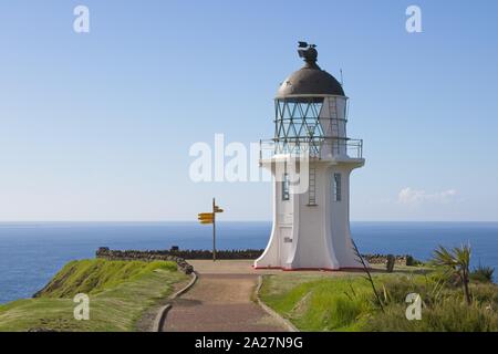 Cape Reinga Lighthouse, Nuova Zelanda Foto Stock