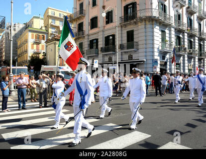 Italia : XX Raduno Nazionale dell'Associazione Nazionale Marinai d'Italia a Salerno, 29 Settembre 2019. Foto Stock