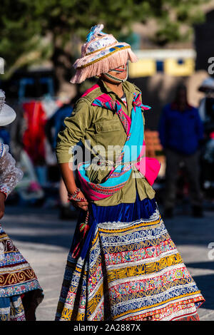 Wititi ballerini in Colca Valley,Arequipa, Perù. Foto Stock
