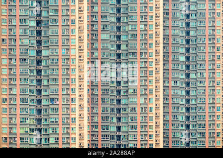 Blocco di appartamenti di torri in Tseung Kwan O, Sai Kung distretto, Nuovi Territori di Hong Kong, Cina Foto Stock