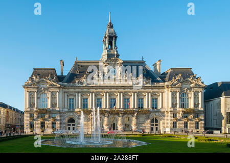 Hôtel de Ville (municipio) sul luogo Juan Juarès, Tours, Indre-et-Loire, centro, Francia Foto Stock