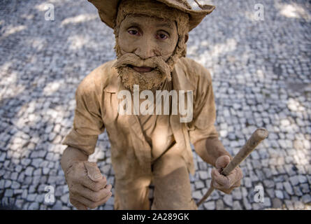 Street performer di Belem do Para strade Foto Stock