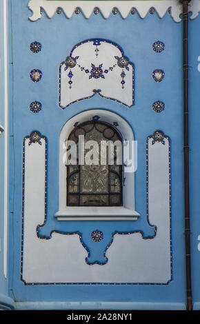 La Chiesa di Santa Elisabetta a Bratislava comunemente noto come Chiesa blu Foto Stock
