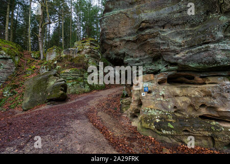 Le formazioni rocciose di Devil's Canyon, Foto Stock