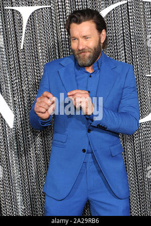 New York, Stati Uniti d'America. 01 ott 2019. New York, NY, STATI UNITI D'AMERICA. 1 Ott 2019. Joel Edgerton presso la New York Premiere del re alla SVA Theater di New York City il 1 ottobre 2019. Credito: John Palmer/media/punzone Alamy Live News Credito: MediaPunch Inc/Alamy Live News Foto Stock