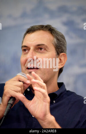 30 Settembre 2019 - Italia, Lombardia, Crema, Mario Calabresi in occasione della presentazione del suo libro La mattina dopo Foto Stock