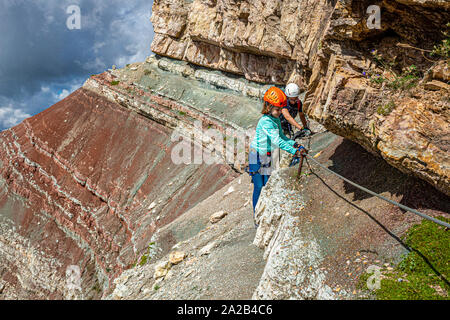 Italia Veneto percorso attrezzato Astaldi Foto Stock