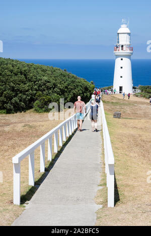 Cape Otway Faro di Cape Otway, Great Ocean Road, Victoria, Australia Foto Stock