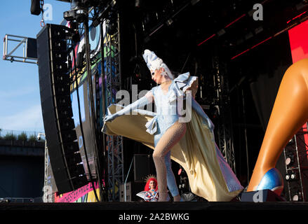 RuPaul Drag Race UK RuVeal a Manchester Pride Live 2019 Foto Stock