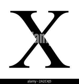 Chi segno greco Illustrazione Vettoriale