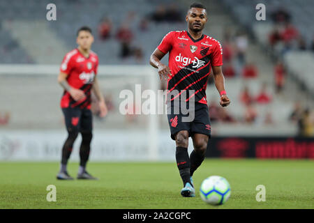 Il 29 settembre 2019; Arena da Baixada Stadium, Curitiba, Parana, Brasile; brasiliano della serie A CALCIO, atletico versus Chapecoense; Nik&#xe3;o dell'Atletico Foto Stock