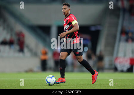 Il 29 settembre 2019; Arena da Baixada Stadium, Curitiba, Parana, Brasile; brasiliano della serie A CALCIO, atletico versus Chapecoense; Wellington di Atletico Foto Stock