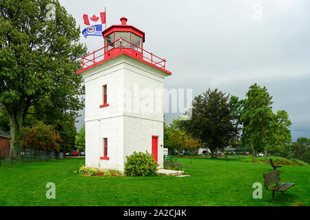 Faro di Goderich uno di Ontario pretties della città in Canada Foto Stock