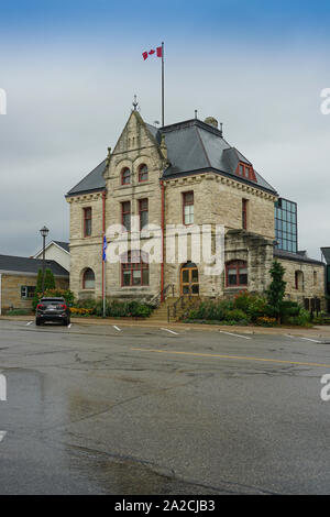 Porto di Goderich edifici comunali a Goderich uno di Ontario pretties della città in Canada Foto Stock