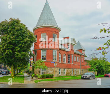 Biblioteca di Goderich uno di Ontario pretties della città in Canada Foto Stock