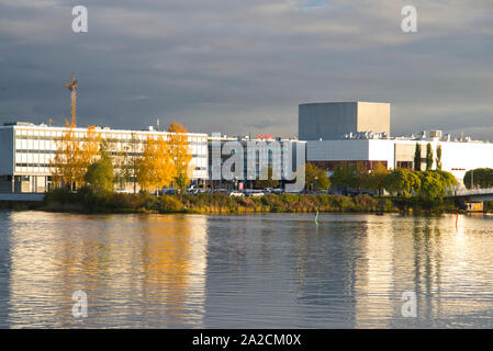 Oulu City Theatre (Oulun kaupunginteatteri) e Oulu City Library (Oulun pääkirjasto), Oulu, Finlandia Foto Stock