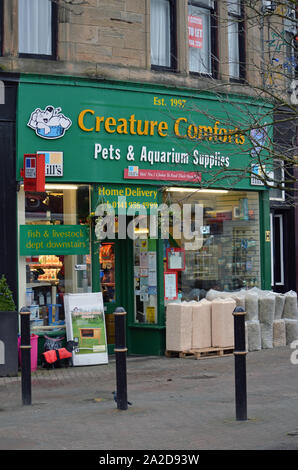 Comfort Pet e Acquario negozio di alimentazione in Milngavie Shopping Foto Stock