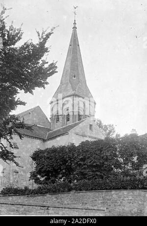 Eglise Notre Dame - Clocher - Chatou - Médiathèque de l'architecture et du patrimoine - Foto Stock