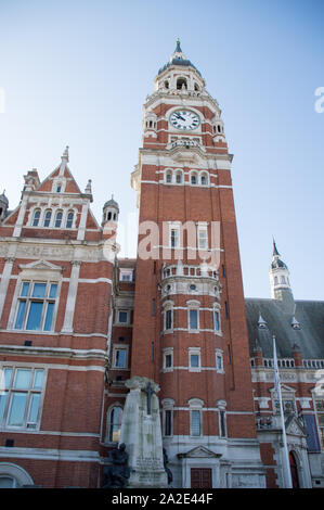 Croydon consiglio di clock tower building Foto Stock