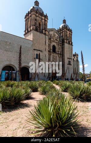29 Luglio: Chiesa di Santo Domingo, Iglesia de Santo Domingo. Città di Oaxaca, Messico Foto Stock