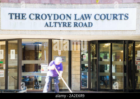 Il croydon Corona Courts altyre Road Foto Stock